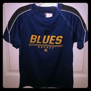 NHL St.Louis Blues Hockey boys T-shirt size Large